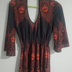 INVOCATION KIMONO PLAYSUIT Blackmilk clothing